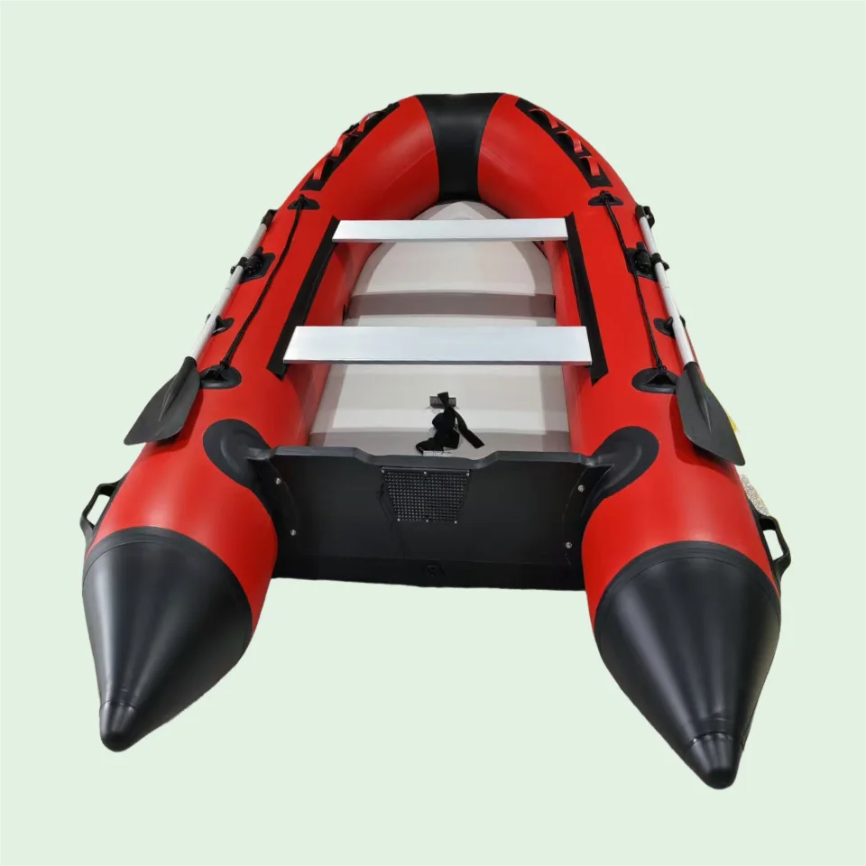 

2.7m Inflatable Boat With Air Mat Floor For Outdoor Fishing