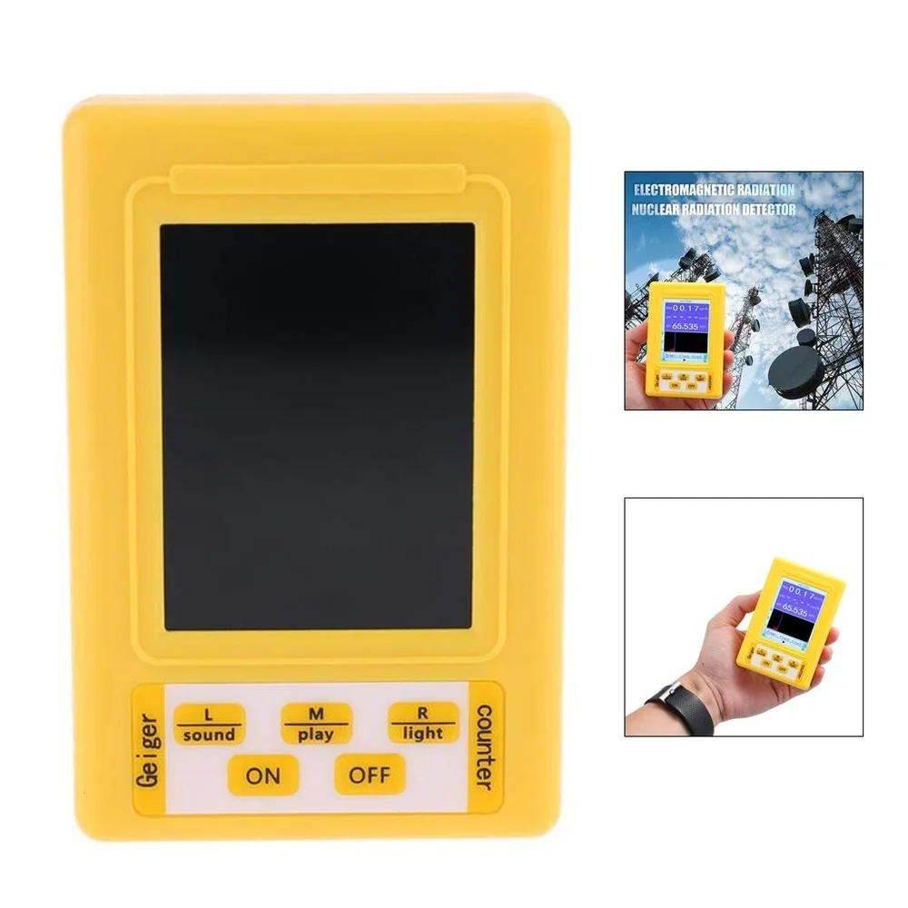 BR-9C Draagbare Elektromagnetische Straling Kerndetector 2-In-1 Emf Meter Volledig Functionele Geigerteller Tester