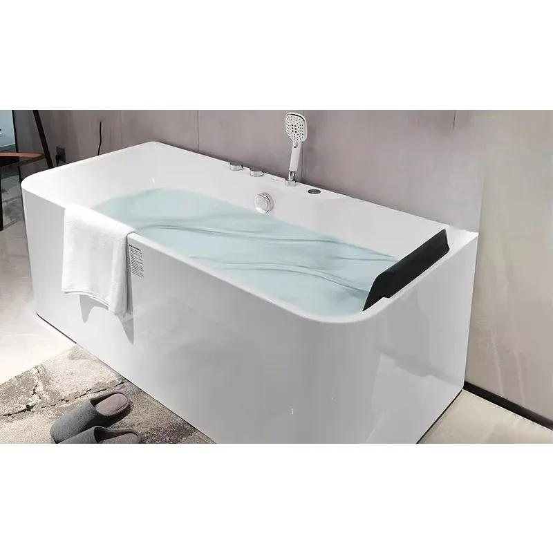 Three skirt bathtub household unit bubble massage couple acrylic adult integrated tank bath basin