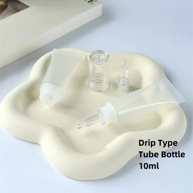 環境にやさしいプラスチック製ソフトドロッパーボトル、スキンケア、ヒアルロン酸化粧品チューブ、スクリューキャップローションコンテナに適しています