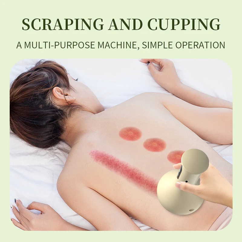 Electric Hot Stone Massager Warm Moxibustion Guasha Tool Wireless Hot Compress Body Scraping Physiotherapy Back Face Massage