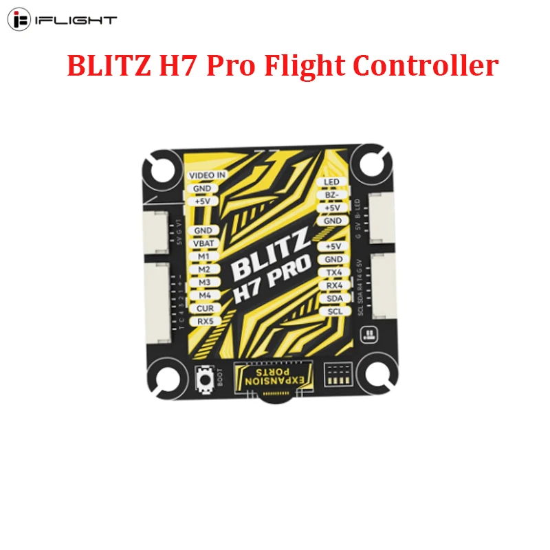 iFlight BLITZ H7 Pro Flight Controller 35x35mm ICM42688 Input Voltage14.8V-50.4V support Smartaudio/IRC Tramp VTX For FPV Drone