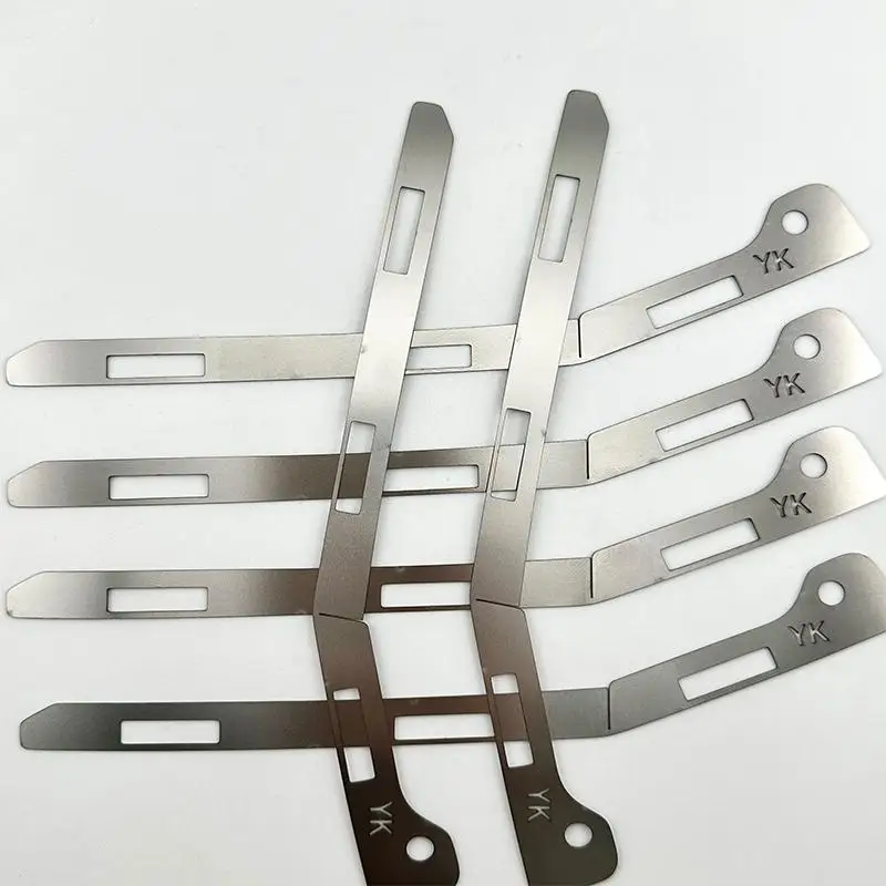 .Hot Sale-2Pcs Broken Reinforced Stainless Steel Metal Bracket For Accord 2008-2013 Front Bumper Repair Metal Plate Buckle