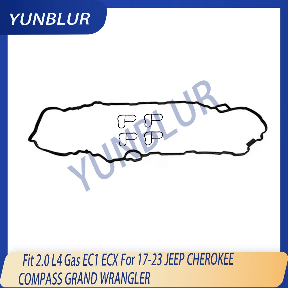 

Engine Parts Valve Cover Gasket Set Fit 2.0 L Gas EC1 ECX For 17-23 JEEP CHEROKEE COMPASS GRAND WRANGLER