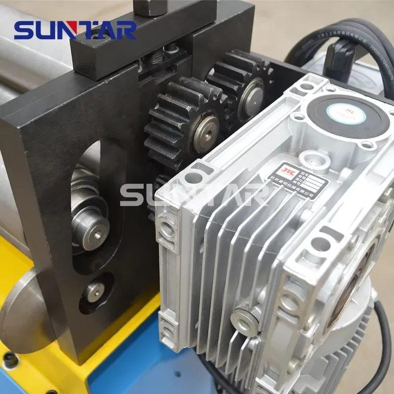 3 Roll Metal Sheet Rolling Bender Small Aluminum and Iron Plate Bending Former Machine for Duct Making