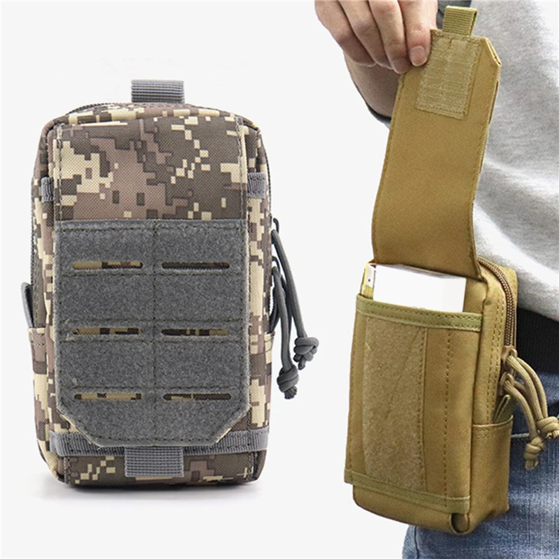 Waist Bag For Men Outdoor Pouch Male Tool Bags Vest Pack Purse Cell Phone Case Hunting Compact Bags Portable Breathable Packs