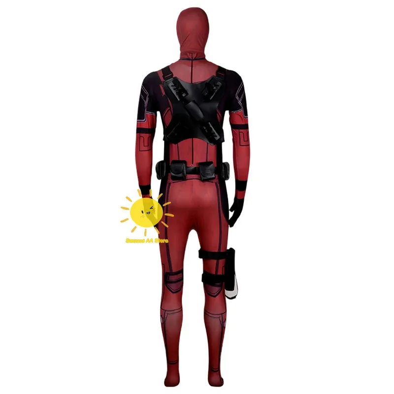 AD1 BEAST KINGDOM Deadpool Косплей Боди Уэйд Уинстон Уилсон Костюмы для косплея Головные уборы Головной убор Хэллоуин Cos A5 @ rD ~