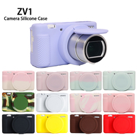 Sony ZV1 Z-V1 Drop Proof Camera Protective Cover (with Lens Cap) Soft Silicone Case