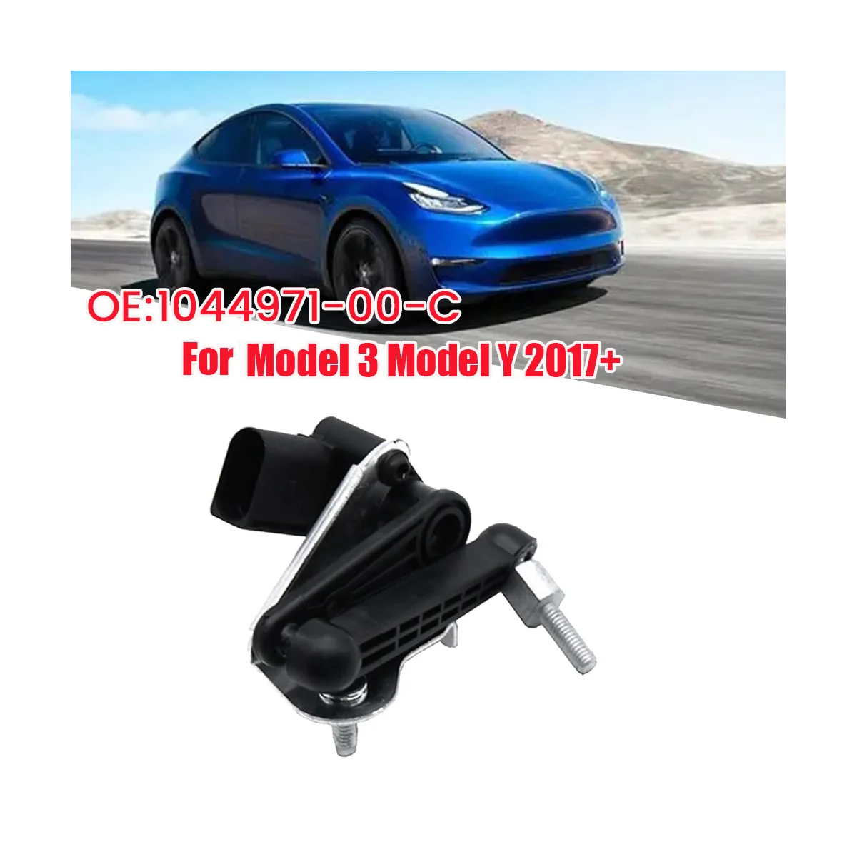 1044971-00-C Car Suspension Height Sensor for Tesla Model 3 Model Y 2017-2019 Rear Left Body Level Sensor 104497100B