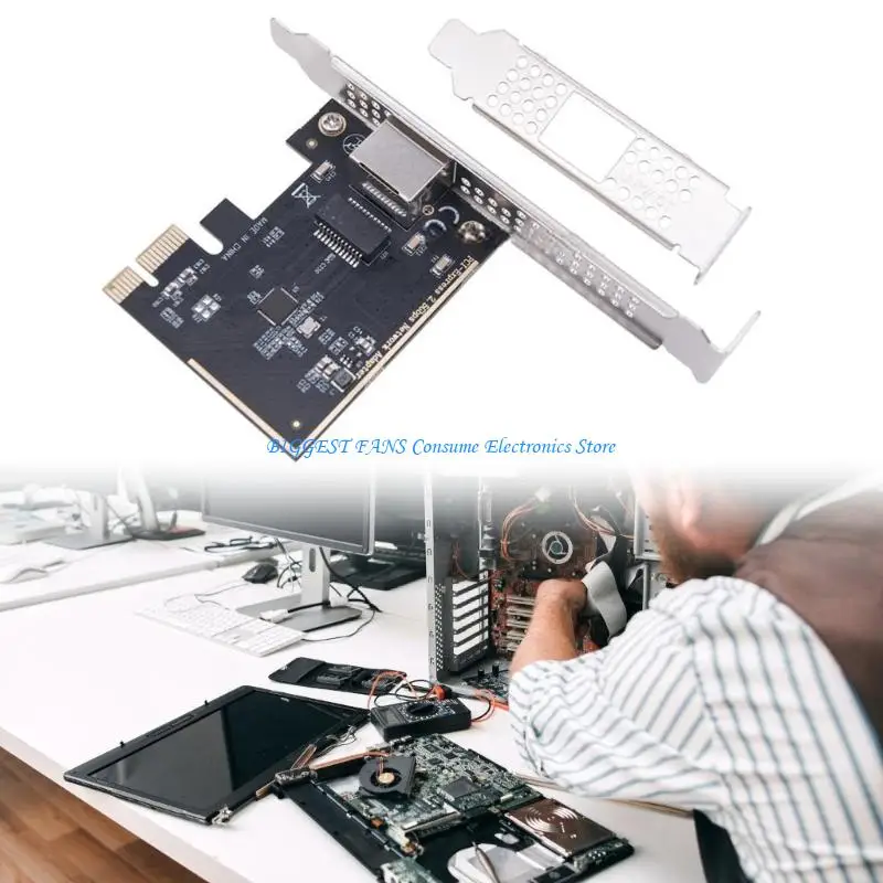 

2,5 Гбит / с PCIe Card RTL8125BG Chip Gigabit Ethernet PCIE до RJ45