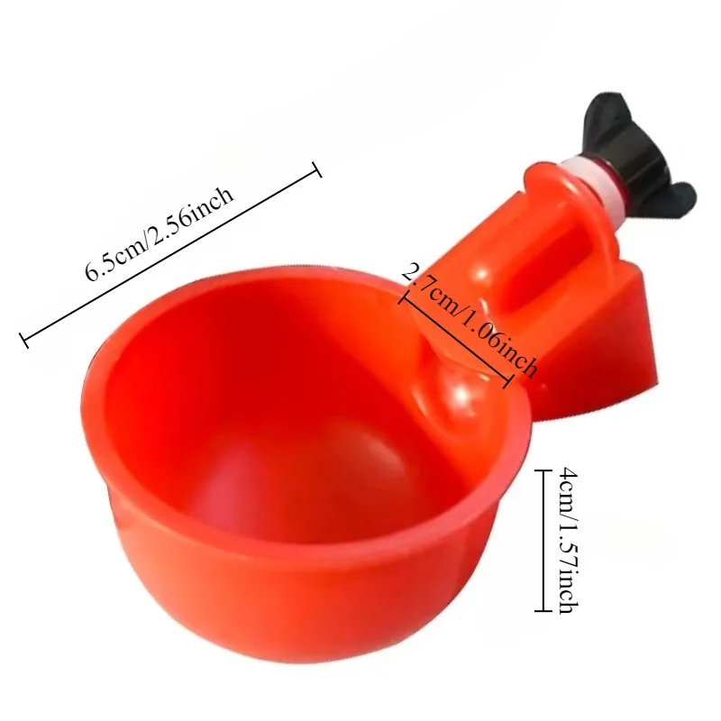 2/10Pcs Automatic Poultry Drinking Bowl Water Dispenser for Chickens Pigeons Chicks Farm Breeding Supplies