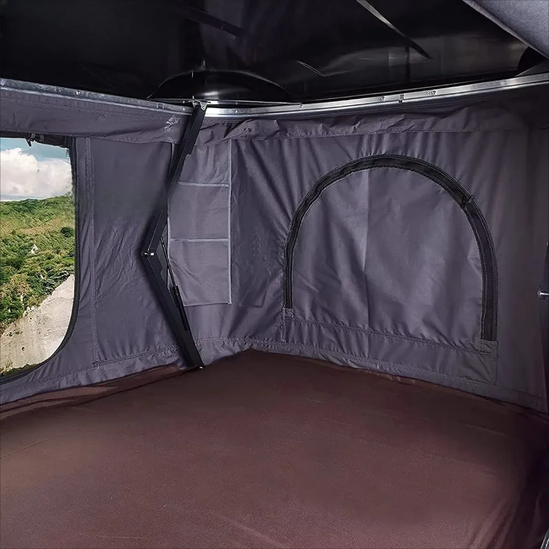 Hard Shell Folding Rooftop Tent Waterproof Outdoor Camping Roof Tent For Offroad Truck SUV Overland Travel
