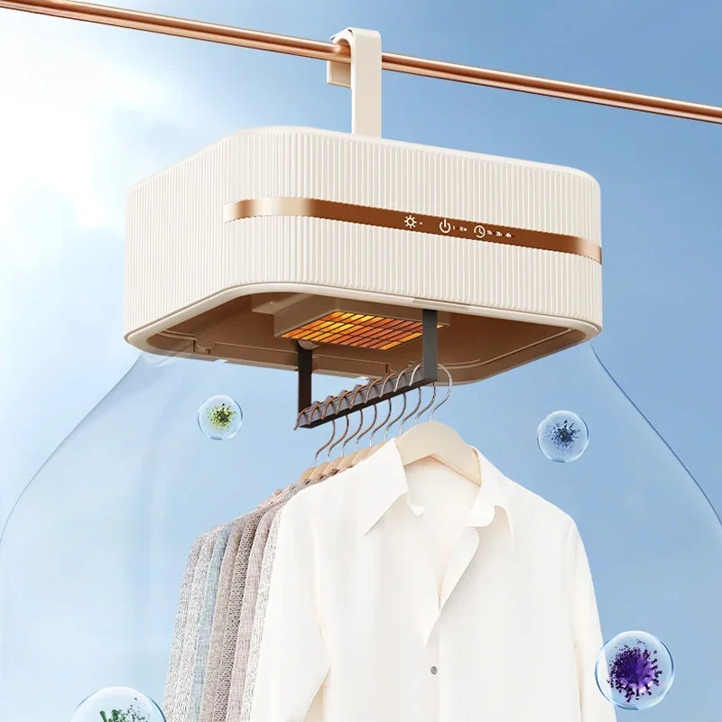 Multifunctional Mini Portable Integrated Drying Rack 30 Minutes Quick-drying Hanger Travel Clothes Dryer with Low Noise