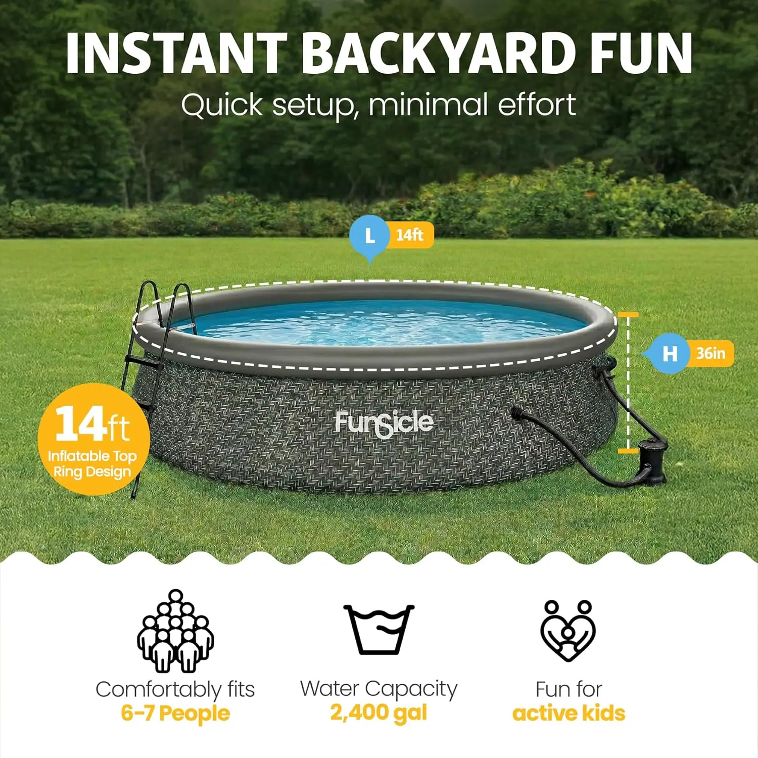 Quickset Designer 14' x 36