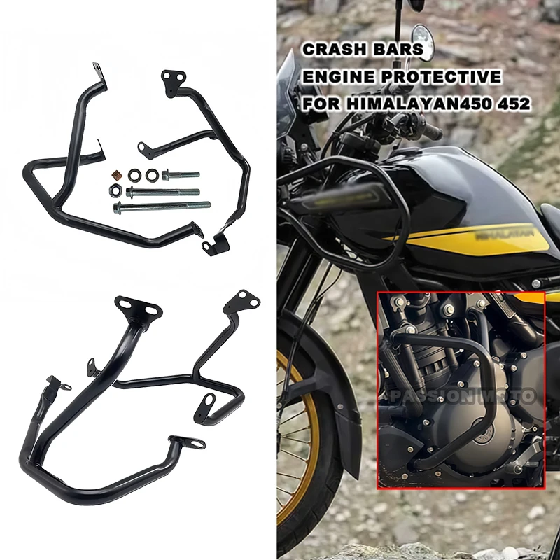 

For Himalayan450 Himalayan452 Motorcycle Accessories HIMALAYAN 450 452 H450 H452 2024 2025 Engine Guard Highway Crash Bar