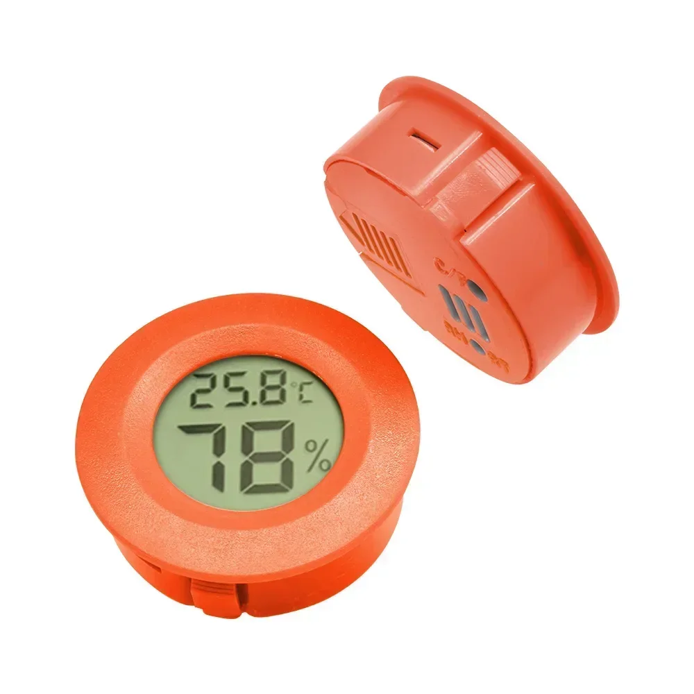 Mini LCD Circular Electronic Thermometer and Hygrometer Refrigerator Thermo-hygrometer Digital Thermometers Tools Home-appliance