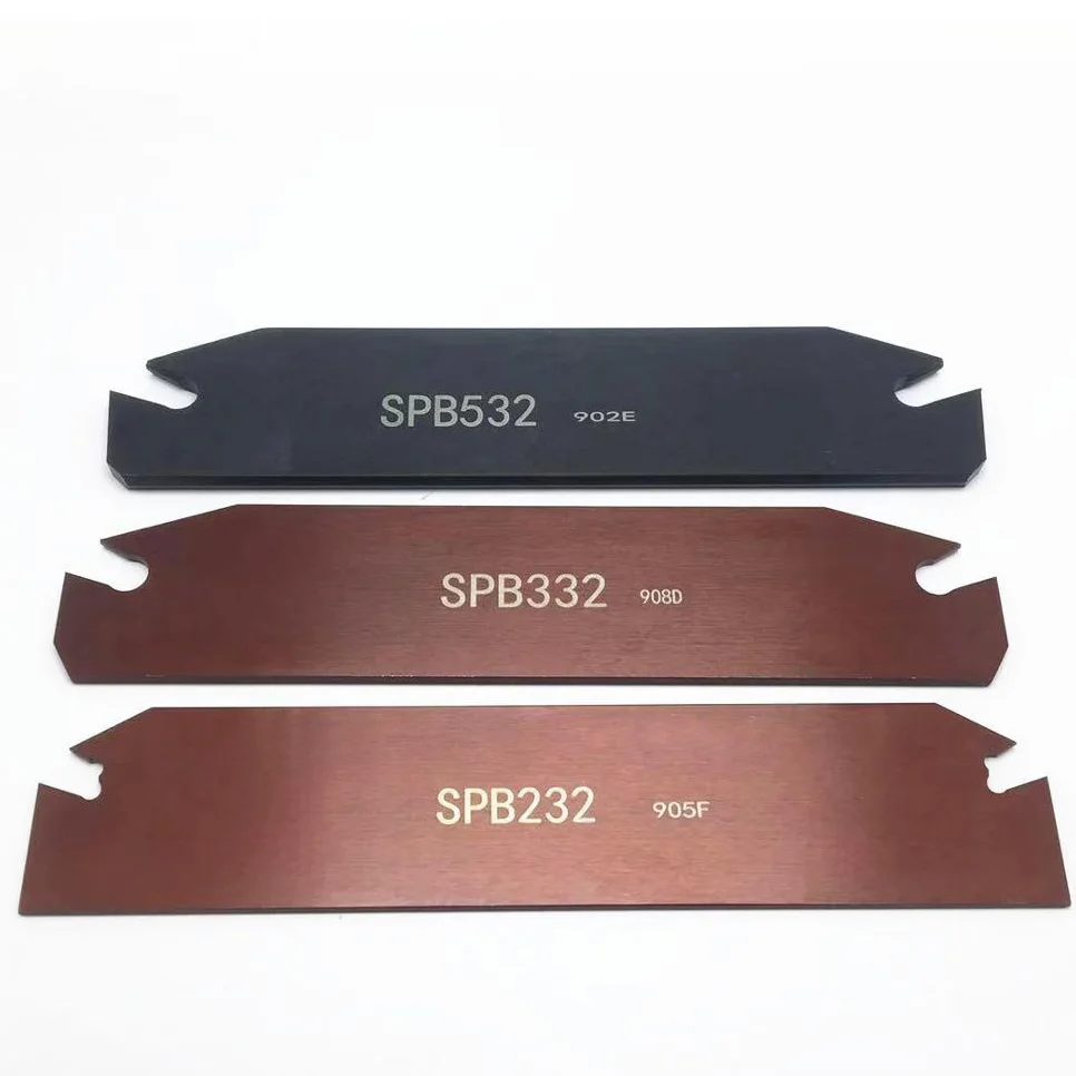 SPB226 SPB326 SPB332 SPB432 SP200 SP300 SP400 SP500 NC3020 PC9030 Slotted Grooving Tungsten Carbide Insert CNC Turning Tool