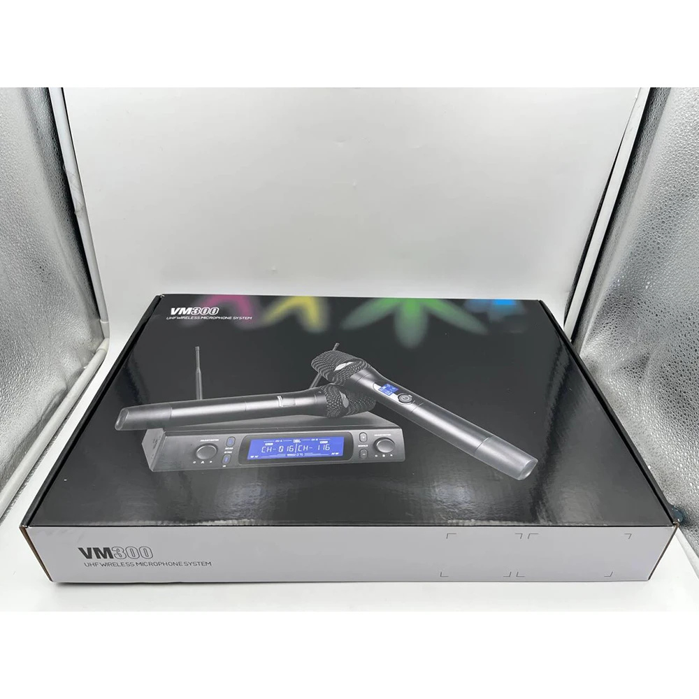 VM300 2-Channel UHF Wireless System Suitable For KTV DJ Stage Karaoke Singing - Image 3