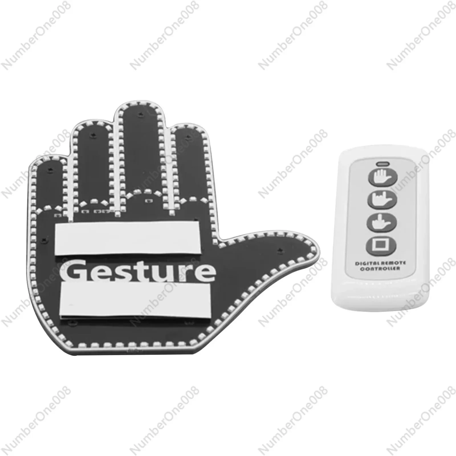 

Car Finger Gesture Car Multi-function Warning Light Anti-rear-end Light Interactive Palm Light