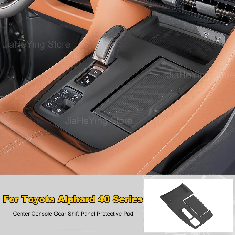 

Center Console Wireless Charging Silicone Anti-slip Pad Gear Shift Panel Protective Mat for Toyota Alphard 40 Series 2024 2025