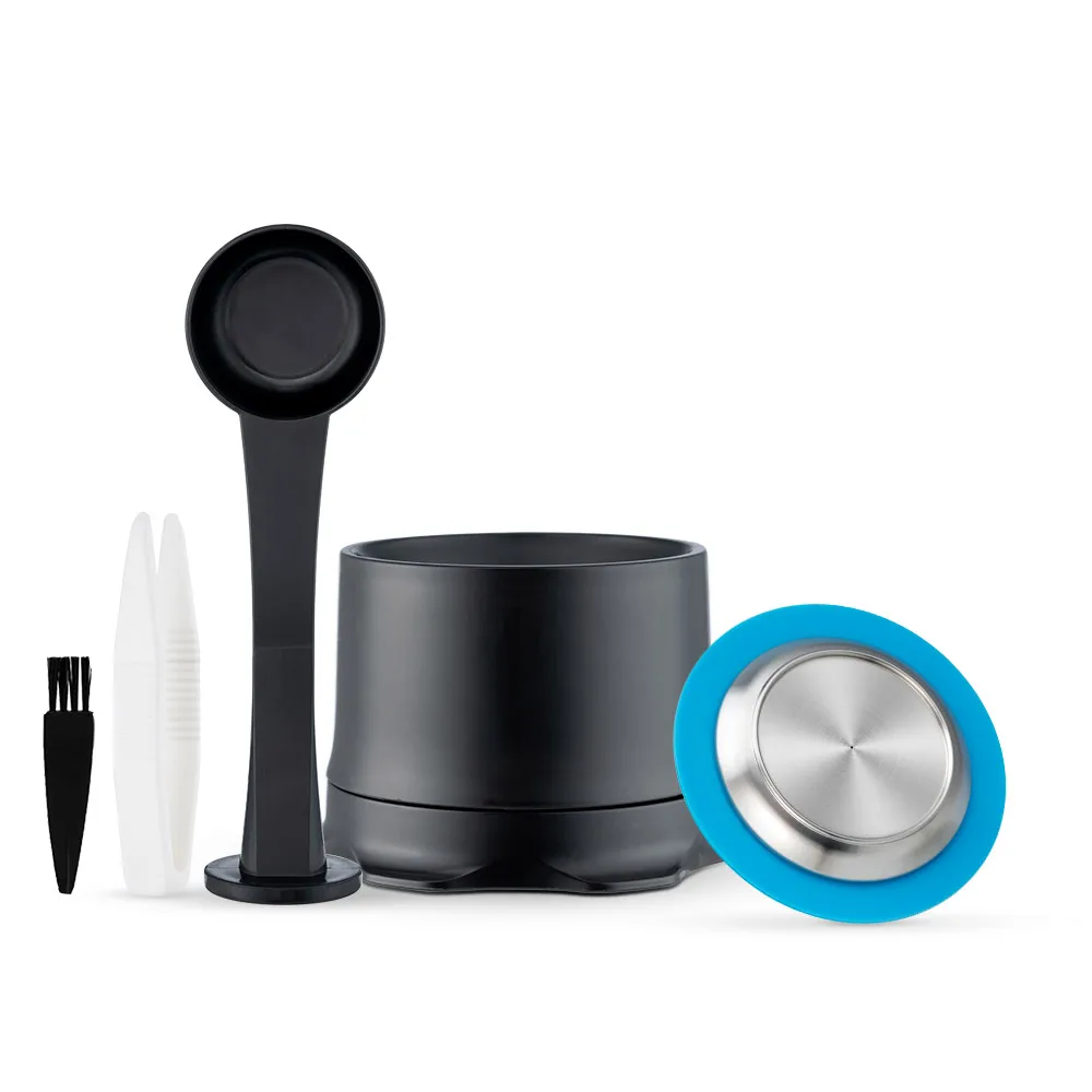 Nachfüllbare Kaffeekapseln für Nespresso Zenius Ersatzteile Wiederverwendbarer Kaffeefilter Espresso Crema Pods Spezialmaschine