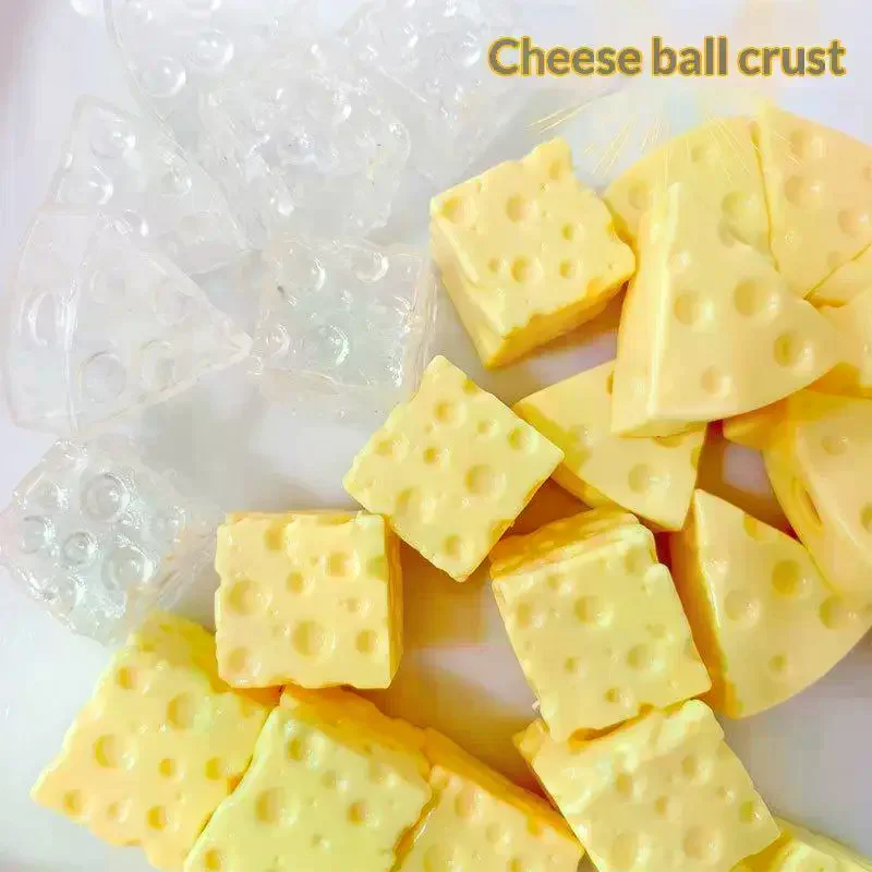 Cheese Square Triangle Fidgets Toys Soft Squeeze Toy Funny Anti-stress Sensory Toy For Adults Gifts