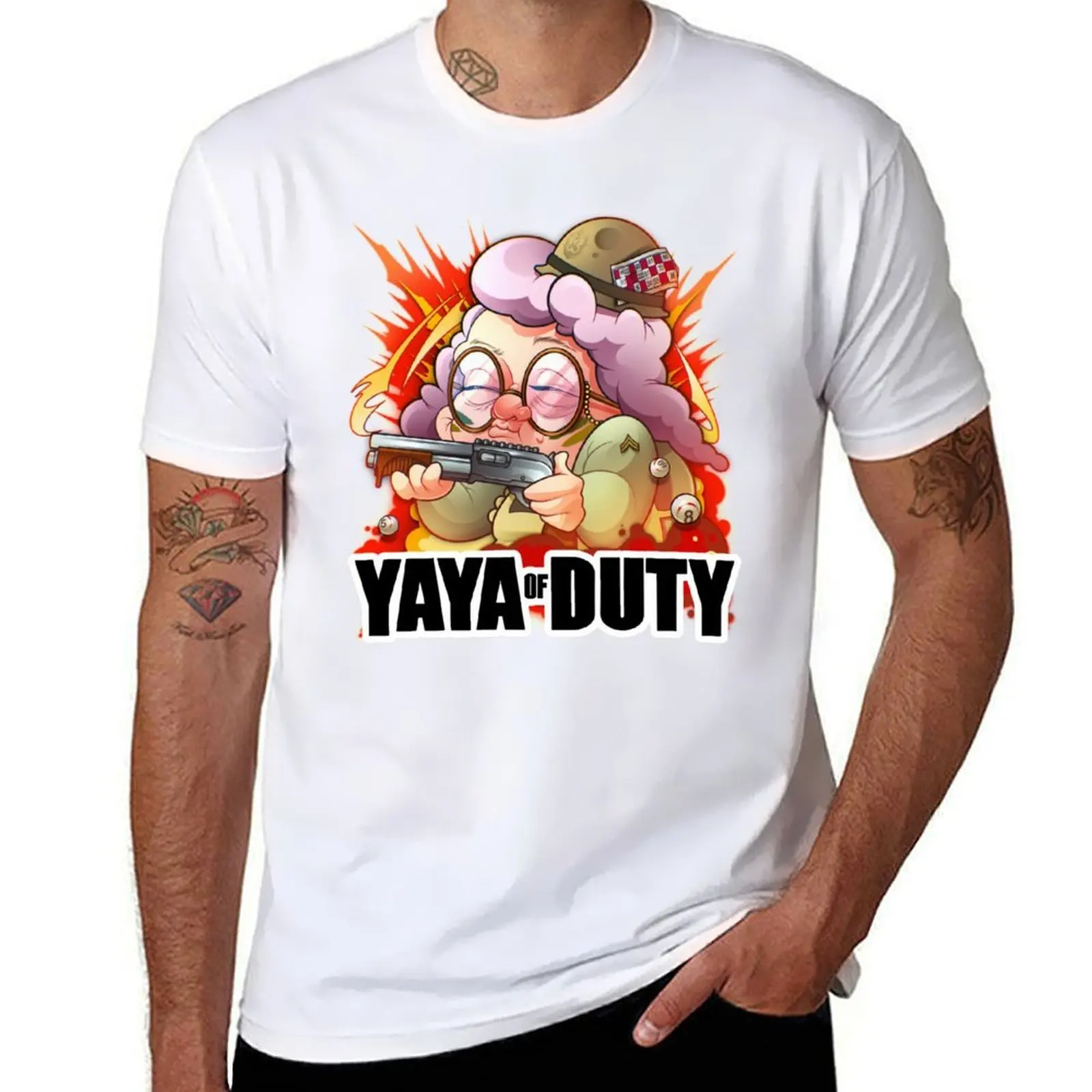 

Yaya of duty T-Shirt cotton t shirt man t shirt man casual T-Shirt