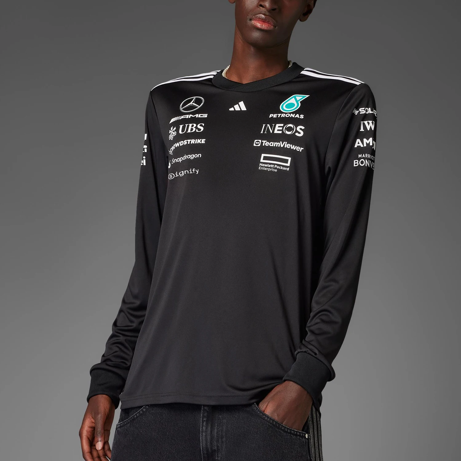 

Adidas Authentic 2025 New Men's Round Neck Sports Fashion Loose T-shirt JW5364