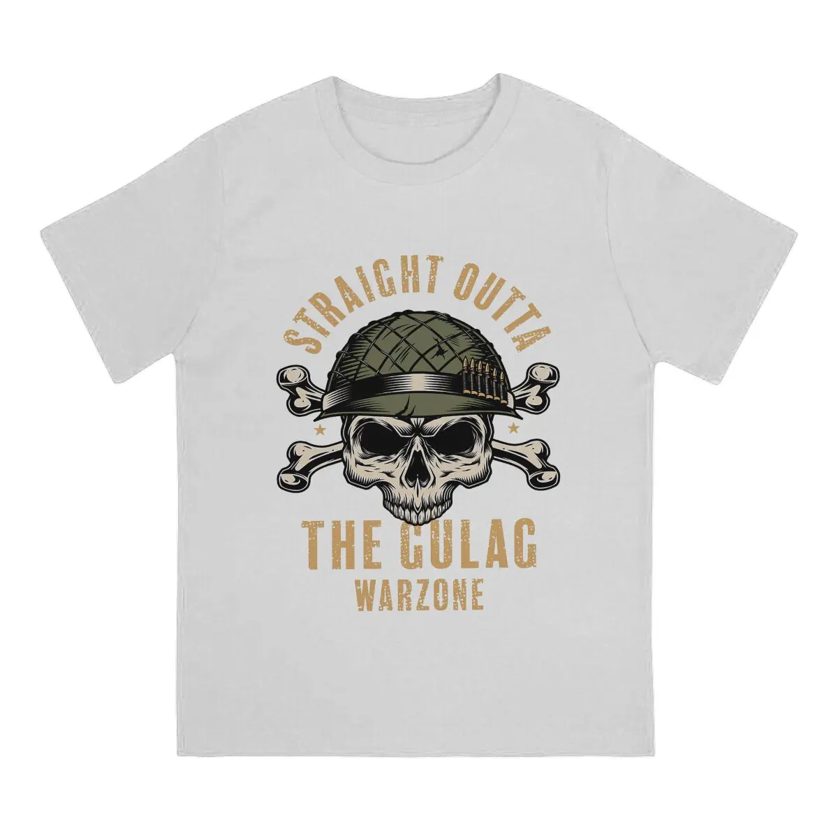 Game COD Gulag Warzone Classic T Shirt Punk Men's Tees Summer Clothing Harajuku Crewneck TShirt