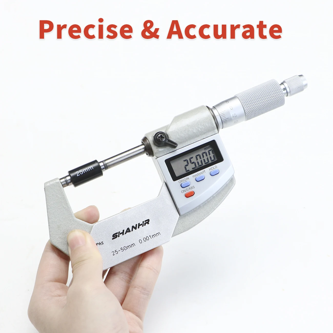 SHANHR IP65 Waterproof Digital Micrometer Caliper Gauge 0.001mm Electronic Digital Micrometer Caliper Measuring Gauge Tools