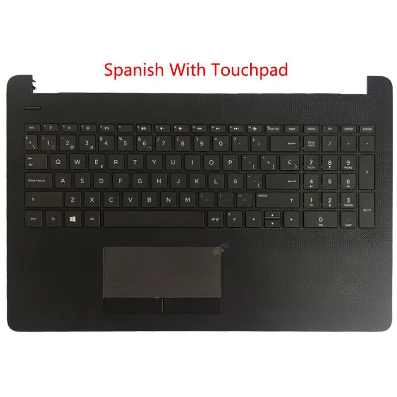 New! New Spanish/Latin Keyboard For HP 15-BS 15-BR 15-BW 15T-BR 15Q-BU 15T-BS 15Z-BW 250 255 G6 TPN-C129 130 With Palmrest Case