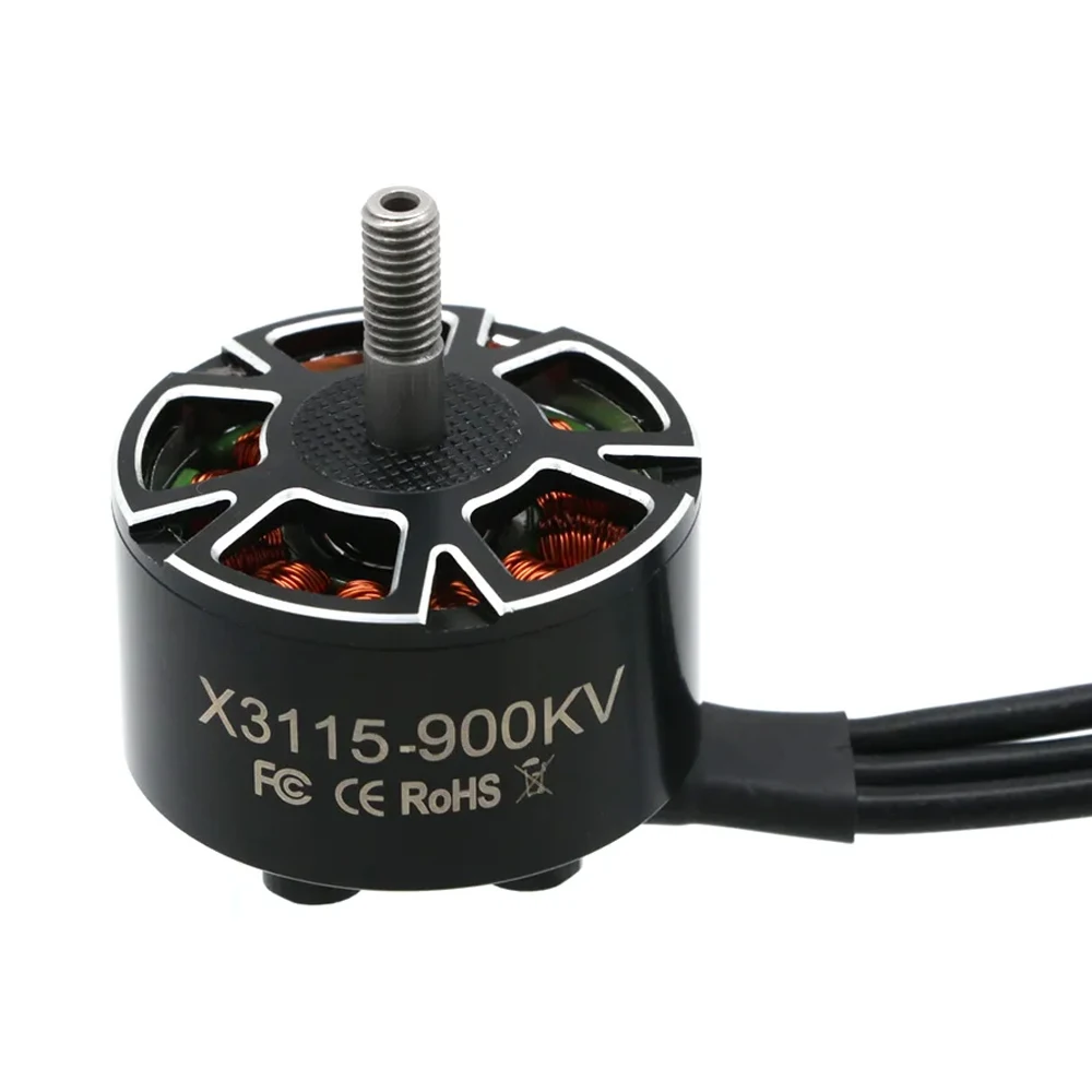 4pcs/lot Uangel X3115 900KV/ 1050KV/ 1200KV 6S M5 Shaft Brushless Motor For 8'' 9'' 10'' FPV Racing Drone Multirotor Accessories