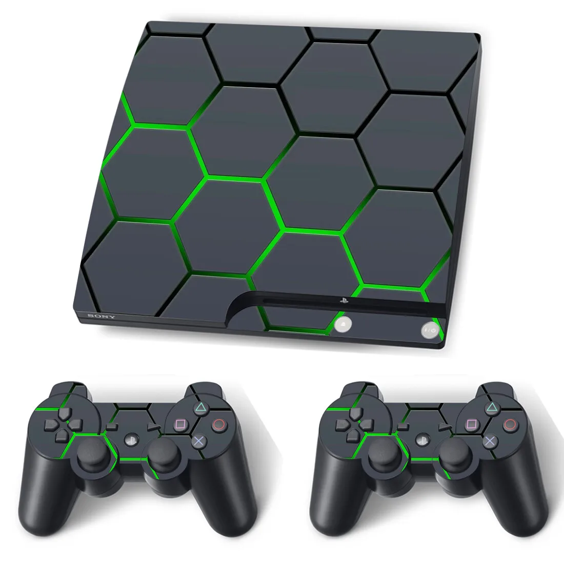 Naklejka/Skórka z Własnym Projektem na Konsolę PS3 Slim i Kontrolery, Naklejki/Skórki Winylowe na PS3 Slim — zdjęcie produktu 5