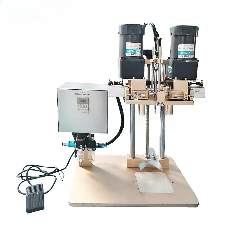 China automatic bottle cap/aluminum foil sealing machine