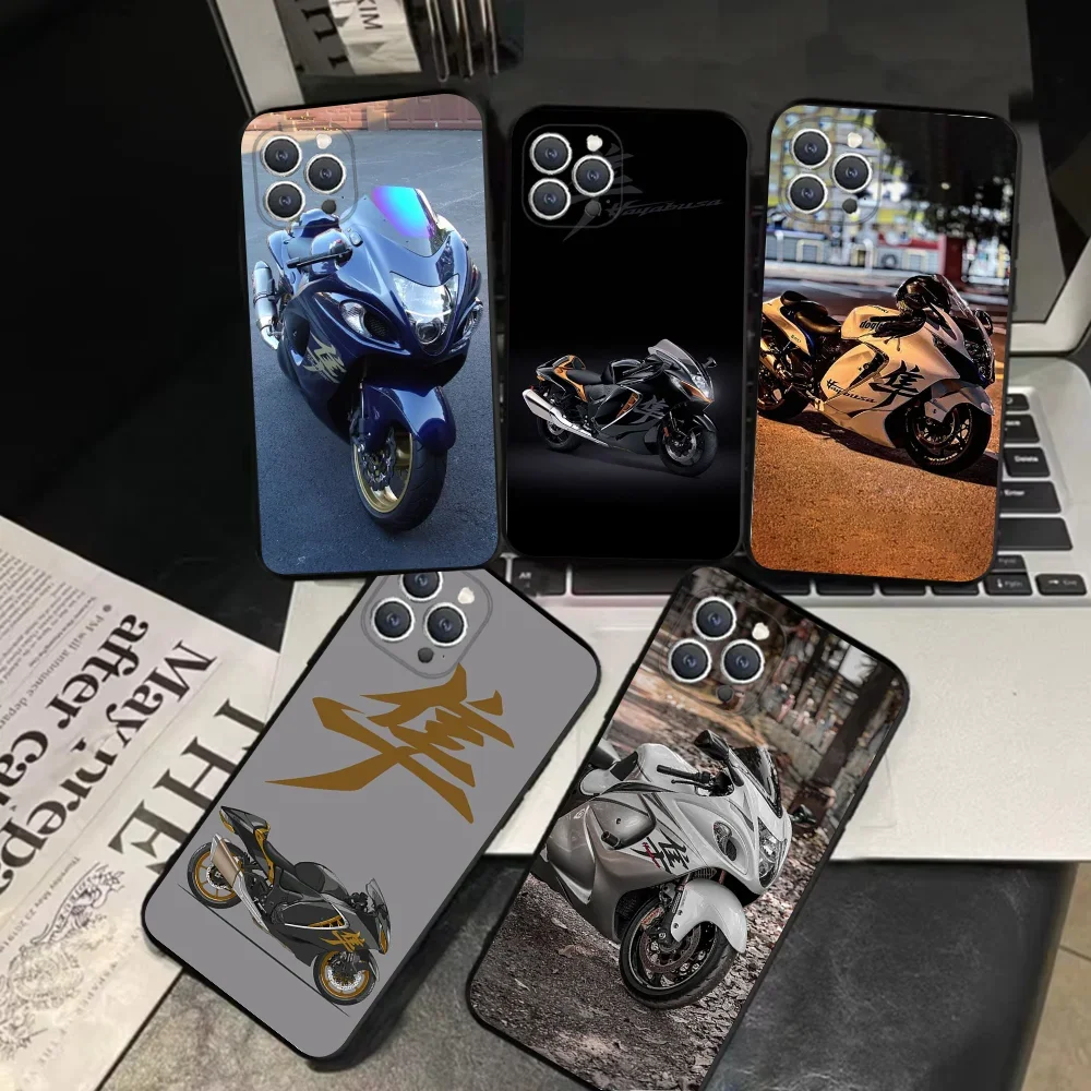 

S-SUZUKIes MOTOR Phone Case For iPhone 16,15,14,13,12,11,Pro,X,XS,Max,XR,Plus,Mini Soft Black Cover