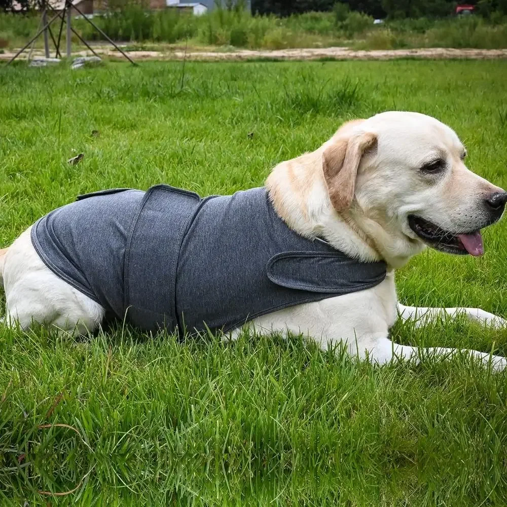 Practical Breathable Dog Anxiety Jacket Comfortable Soft Dog Calming Vest Adjustable Warm Anti Anxiety Pet Coat Outdoor