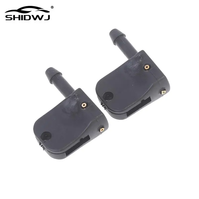 2Pcs Car Washer Nozzle Spray Jet Fit For Mercedes-Benz Vito W638 Sprinter Mounted onto Wiper Arm Pair For Ssangyong Rodius