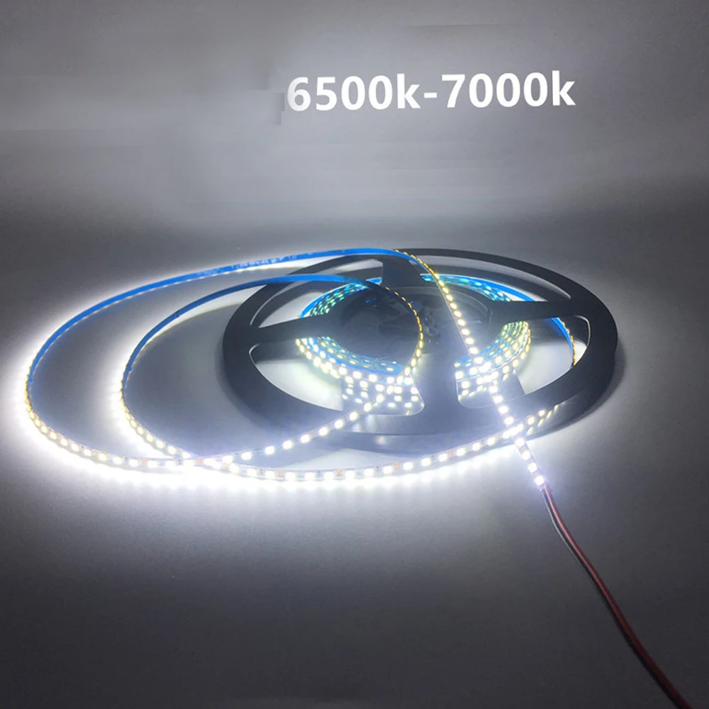 Width 3mm led strip dc 12v super brighter 168 leds/m smd 2025  flexible strip led light lamp advertising lighting 5m