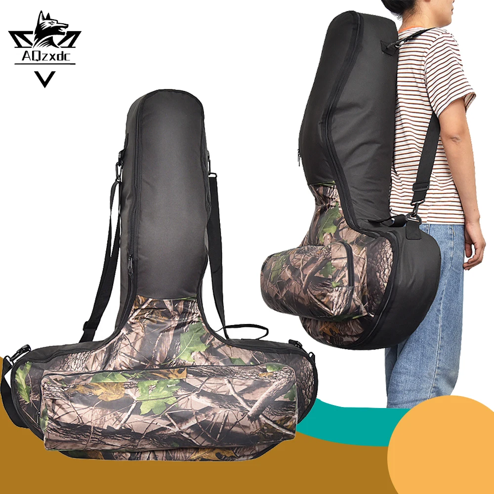 

Tactical Backpack Bow Bag Large Capacity Bow Arrow Storage Pouch Wear-Resistant T-Shaped Hand-Held Quiver for Hunting Shooting