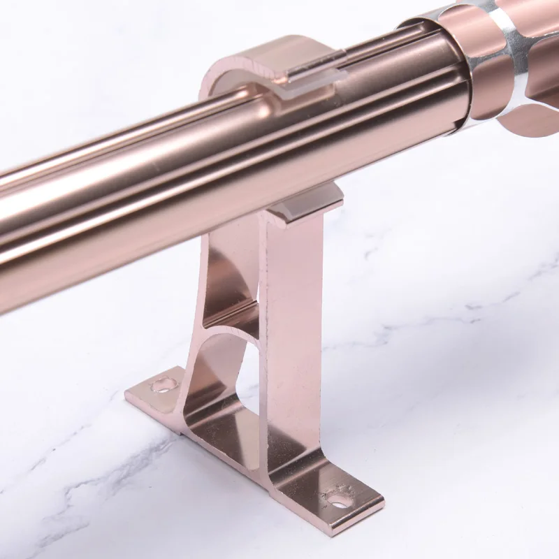 

Thickened Aluminum Alloy Roman Rod Single and Double Curtain Rod Bracket Side Mounting Bracket Roman Rod Base Accessories