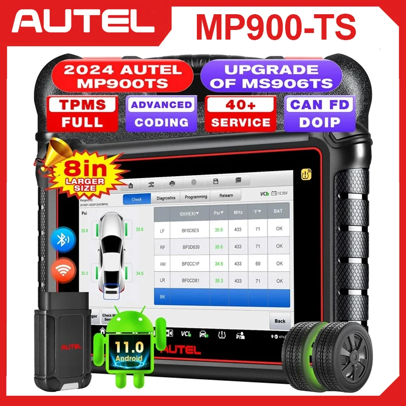 

Autel MaxiPRO MP900TS MP900 TS OBD2 Diagnostic Tools TPMS Programming CANFD DOIP OBD2 Scanner Upgrade of MaxiSYS MS906TS