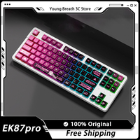 Dareu Ek87pro Mechanical Keyboard 3 Mode Wireless Bluetooth Gaming Keyboard Hot Swap Rgb Customization Pbt Gaming Office Gift