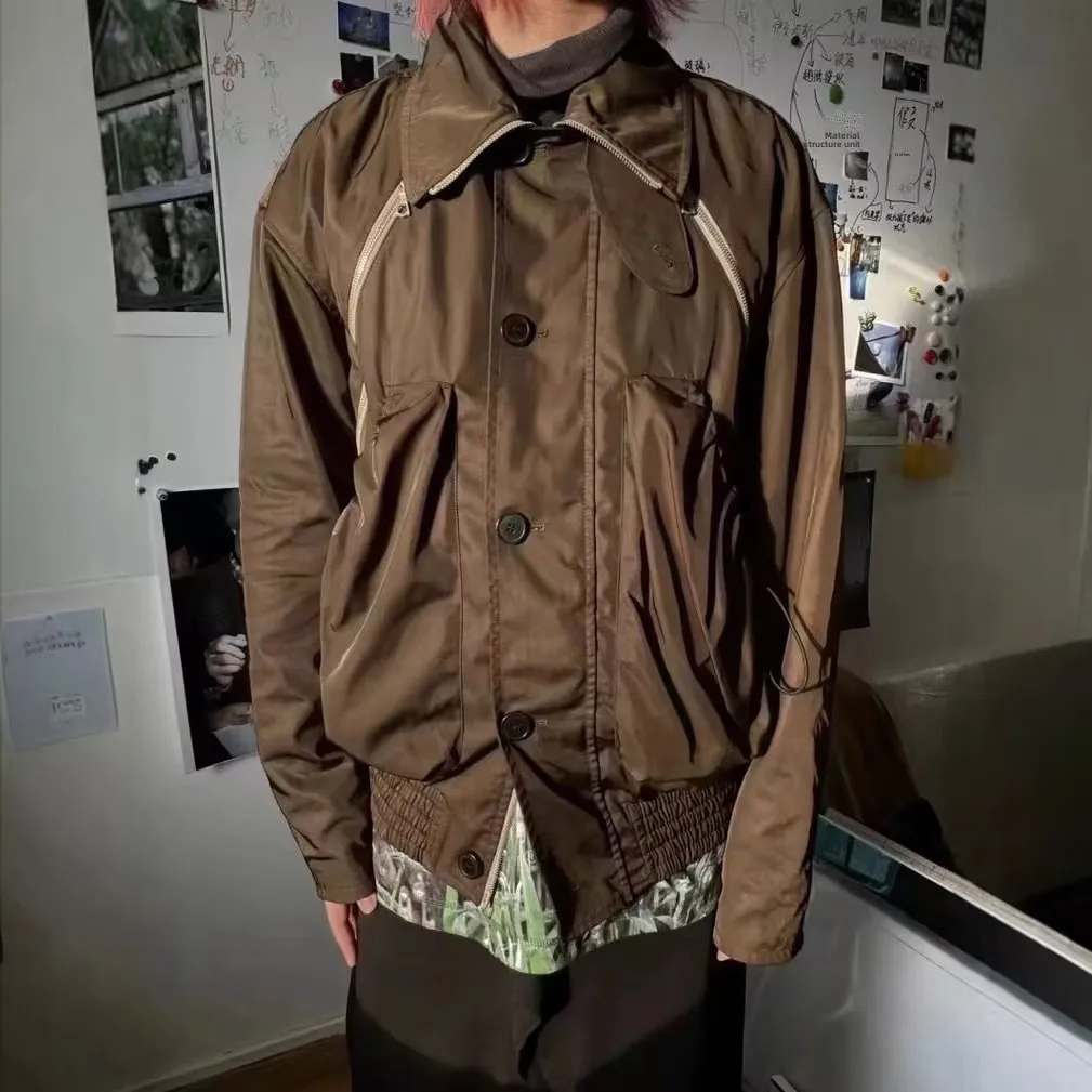 

Cleanfit нейлоновый Jaet DVN воротник Flight Sle, мужская и женская верхняя одежда, ветрозащитная молния, подставка для деталей, лето 2024.