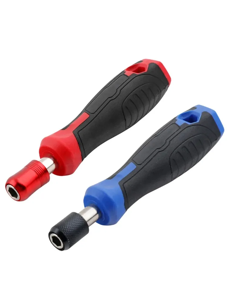 Magnetyczny uchwyt na bity do wkrętaka z gniazdem sześciokątnym 1/4'', samozaciskowy adapter do bitów do wkrętaka, narzędzie do kluczy nasadowych. — zdjęcie 2