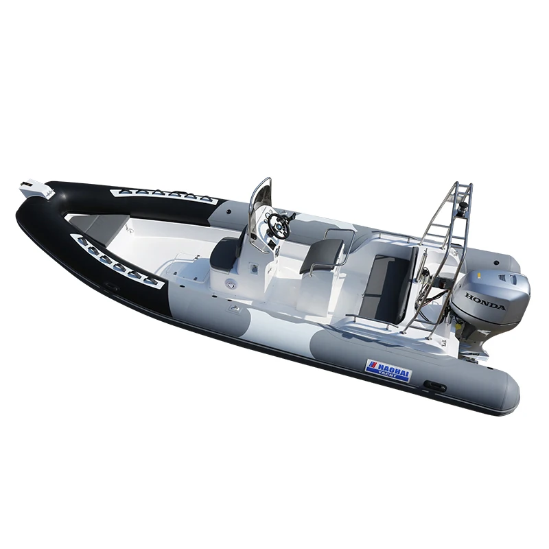 Cabin Cruiser Rigid Passenger Rib Boat Inflatable Sport Rafting With Engine Combo Set For Ocean Fishing