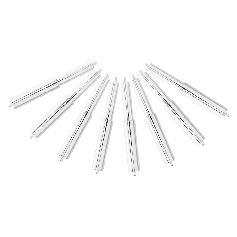

8Pcs Universal Spring Tissue Holder Stainless Steel Telescopic Rods Bathroom Accessories Replacement Spindle Paper Holder Insert