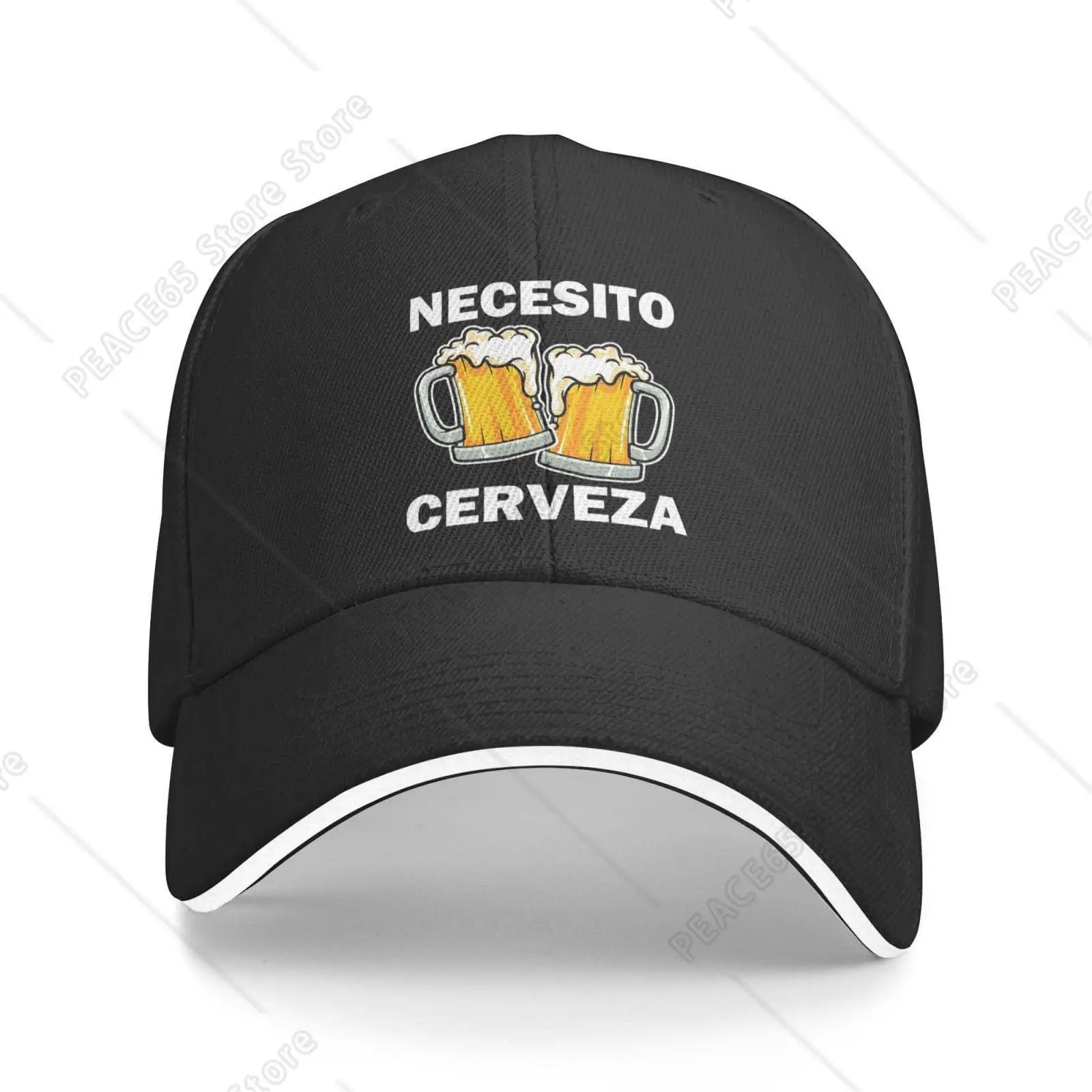 Necesito Cerveza Hat for Women Baseball Hats Cool Caps I need a beer Printed Baseball Cap One Size