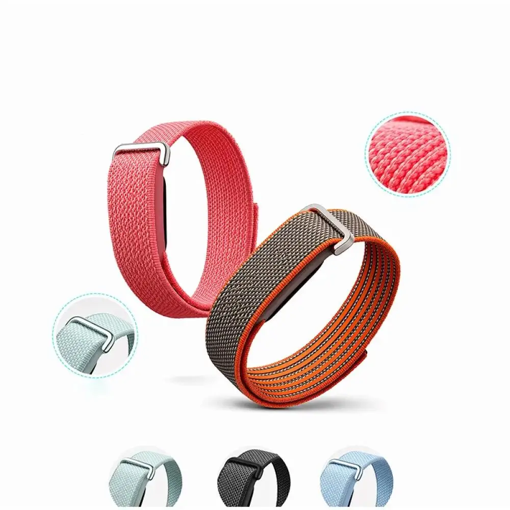 Original Nylon Loop Strap for Google Fitbit Air Smartwatch Accessories Sport Breathable pulseira Bracelet Correa fitbit air band image 2