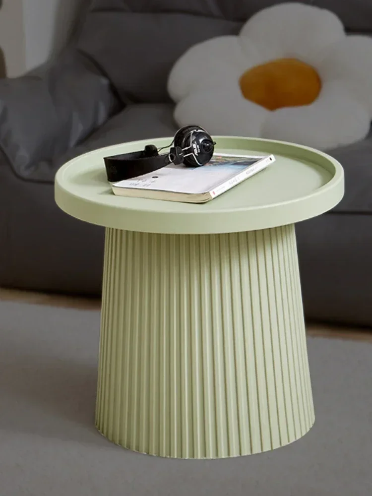 

Nordic Dressing Tea Table Round Modern Creative Home Coffee Table Bedside Small Living Room Balcony Minimalist Furniture HY50CT