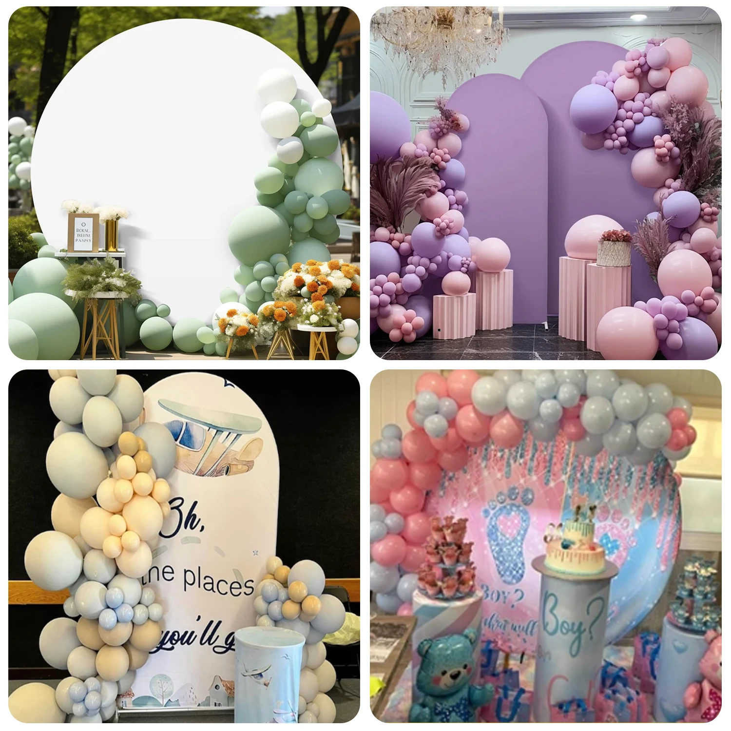 قوس Luli Pampín Cumpleaños خلفية الصبي حفلة عيد ميلاد خلفية البوليستر قوس راية التصوير الدعائم #5